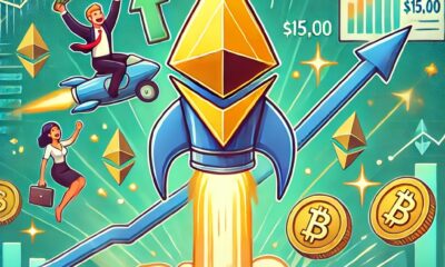 Dall·e 2024 07 29 16.00.45 Create A Featured Image For An Article About Ethereums Potential Breakout To 15000. Show The Ethereum Eth Symbol With Upward Arrows Or Rocket Gra.jpg