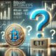 Dall·e 2024 09 09 17.19.51 A Digital Illustration Featuring A Bitcoin Symbol Next To An Etf Icon With Question Marks In The Background. The Image Focuses On Representing Uncerta.webp.jpeg