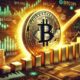 Dall·e 2024 09 14 22.51.58 A Dynamic Financial Themed Image Depicting A Potential Bitcoin Rally Once It Surpasses 69500. The Focus Is A Glowing Bitcoin Coin Pushing Past A 69.webp.jpeg