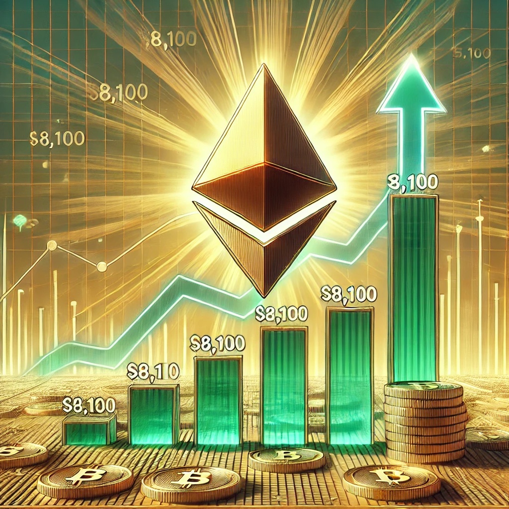 Dall·e 2024 09 16 16.14.10 A Digital Illustration Depicting Ethereum On The Verge Of A Potential Surge With A Focus On Key Levels For A Possible 8100 Rally. The Image Feature.jpg