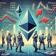 Dall·e 2024 09 18 16.01.14 A Digital Illustration Showing Ethereum Holders Giving Mixed Signals With A Focus On Whether Big Players Are Losing Interest. The Image Features The .jpg