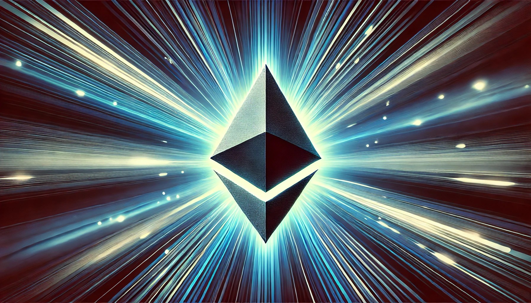 Dall·e 2024 10 17 10.14.52 A High Resolution Wide Format Image Featuring The Official Ethereum Logo Which Is A Diamond Like Shape Composed Of Two Concentric Octagons In Black A.webp.jpeg