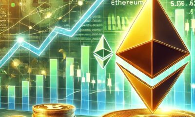 Dall·e 2024 10 17 17.35.33 A Digital Illustration Depicting The Rise In Ethereum Leverage With An Analyst Predicting That Long Positions Could Benefit. The Image Features The E.jpg