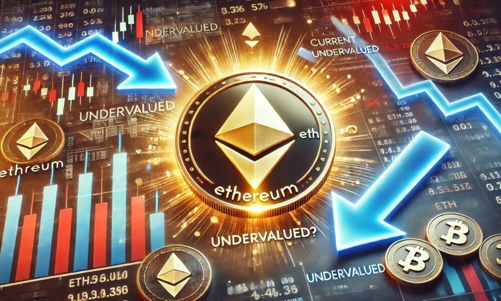 Dall·e 2024 11 20 10.42.09 A Financial Themed Image Focusing On Ethereum Eth Holders Experiencing Unrealized Losses And Questioning If Eth Is Undervalued. The Central Focus Is.webp.jpeg