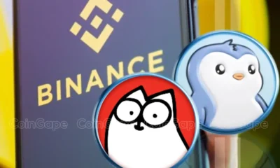 Cat Token Price Soars 50 After Binance Adds Simon Cat Pudgy Penguins.webp.webp