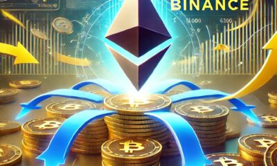 Dall·e 2024 12 18 17.15.32 A Digital Illustration Showcasing The Concept Of Ethereum Eth Outflow From Binance With A Prominent Ethereum Logo And Visual Representation Of Mill.jpg