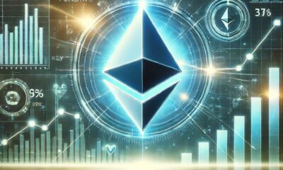 Dall·e 2024 12 30 16.29.32 A Professional Digital Illustration Depicting An Optimistic Ethereum Market Scenario. The Image Showcases The Ethereum Logo Prominently In The Center.jpg