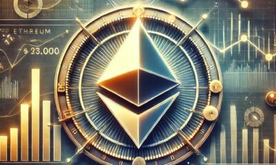 Dall·e 2025 01 10 14.51.38 A Digital Illustration Showcasing Ethereum Facing A Critical Test With Declining Funding Rates And A Looming 3000 Price Level. The Image Features Th.jpg