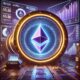 Dall·e 2025 02 06 14.50.12 A Futuristic And Visually Creative Image Illustrating Ethereums Record Low Outflows From Derivative Exchanges. Show A Glowing Ethereum Logo Inside A .jpg